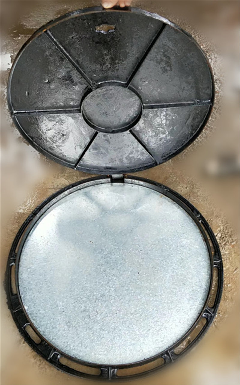 雙層防水防盜球墨鑄鐵井蓋價格